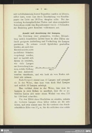 Anzahl und Anordnung der Lampen