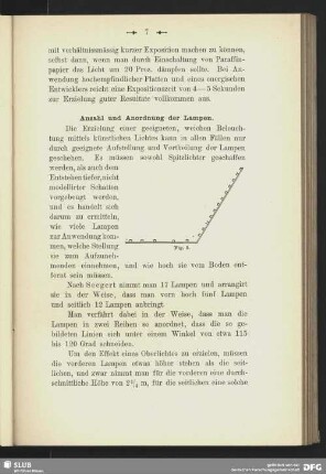 Anzahl und Anordnung der Lampen