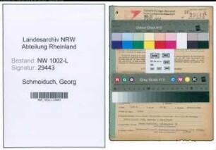 Entnazifizierung Georg Schmeiduch , geb. 07.04.1915 (Referendar)