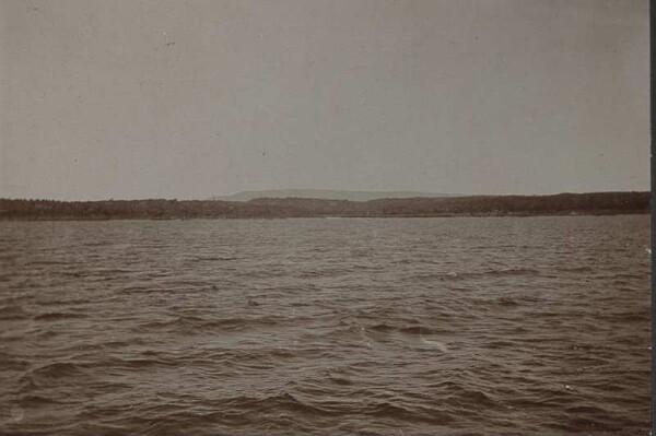 Outlet of the Lukuga River from the Tanganyika.