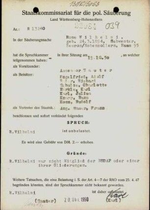 Wilhelmi, Rose