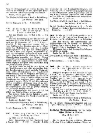 Festsetzung des Anrechnungswertes der Naturalbezüge der Volksschullehrer : [Amtlicher Teil]