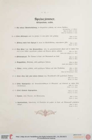 Speisezimmer (Nr. 38-54)