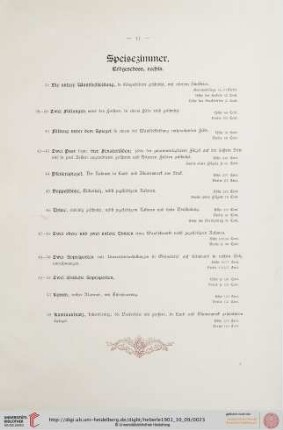 Speisezimmer (Nr. 38-54)