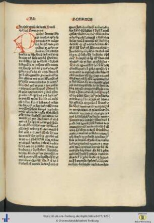 Epistola beati Pauli apostoli ad Romanos