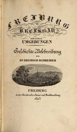 Freyburg im Breisgau mit seinen Umgebungen