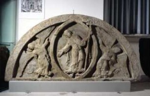 Portal der Klosterkirche Petershausen: Tympanon