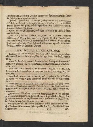 Libri Medici Et Chirurgici.