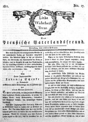 No. 17., vom 26sten Februar