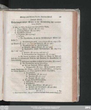 Zweites Stück. Abtheilungen einiger Stücke in der Erleuterung der oeconomiae salutis.