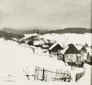 Winter im Erzgebirge