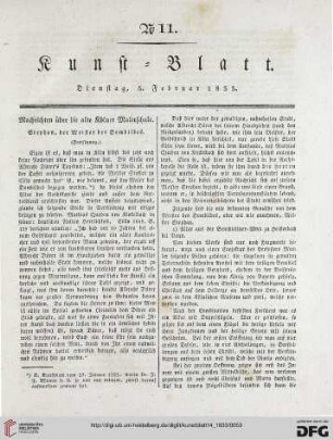 Nr. 11-20 (5. Februar - 7. März 1833)