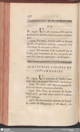 Substances Salines Et Inflammables