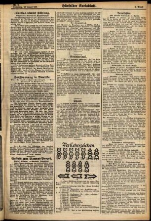Zweite Ausgabe vom Donnerstag, den 13. Januar 1927.