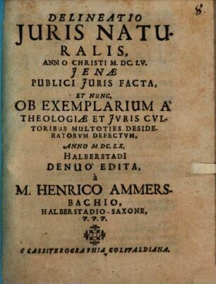Delineatio iuris naturalis