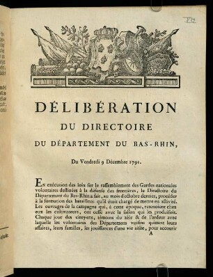 1-11, Délibération du Directoire...