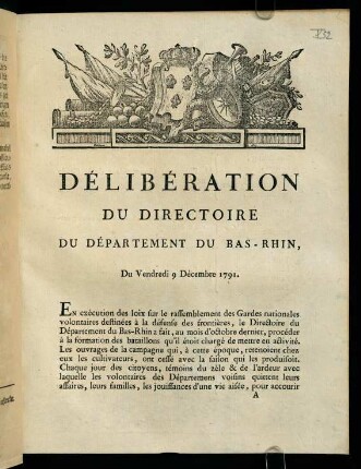 1-11, Délibération du Directoire...