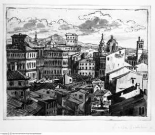 Skizzenalbum Band 3Piazza Barberini und Via delle Quattro Fontane - Album Giani (III)