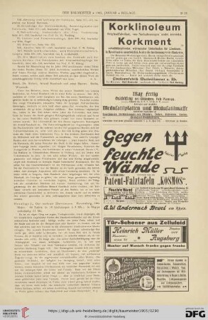[Rezension von: Dr. Robert Bruck, Arwed Rossbach und seine Bauten.]