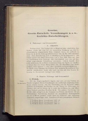 Gesetze, Gesetz-Entwürfe, Verordnungen u.s.w., Gerichts-Entscheidungen
