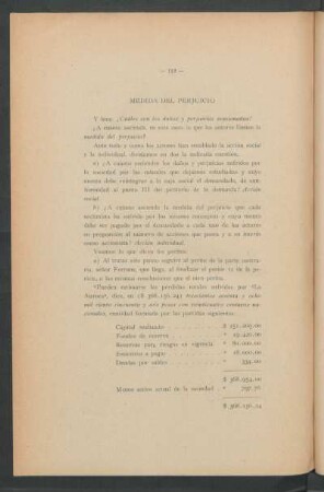 Medida del perjuicio