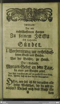 [Von der Busse und Beichte]