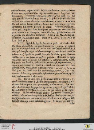 Thesis IX