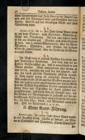 38-45, II. Seine Amts-Führung