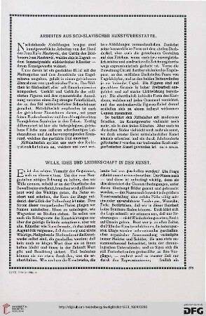 Arbeiten aus süd-slavischer Kunstwerkstätte
