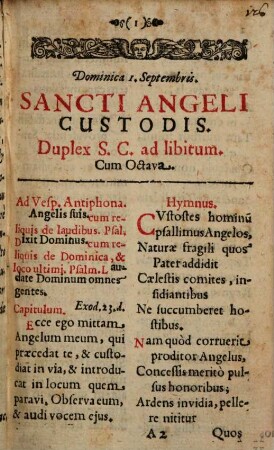 Officium Sancti Angeli Custodis : cum octava ex proprio Viennensi