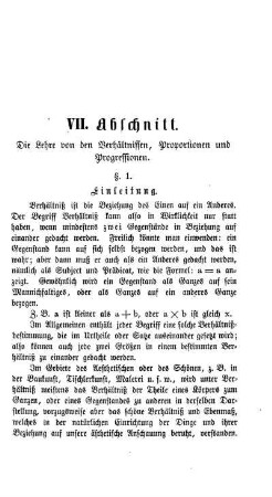 VII. Abschnitt.