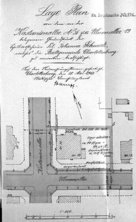 Lageplan (176), 05. Juni 1912