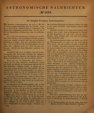 Astronomische Nachrichten : = Astronomical notes. 69. 1867