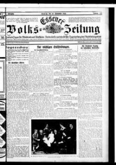 Essener Volks-Zeitung. 1869-1941