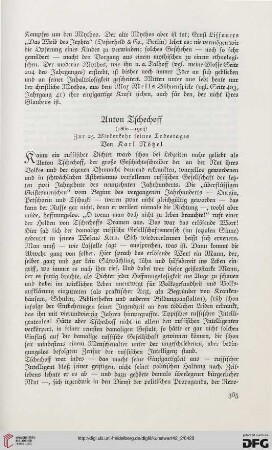 Anton Tschechoff (1860-1904): zur 25. Wiederkehr seines Todestages