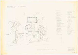 Friedhof Stolp: Grundriss Einganslösung 1:200