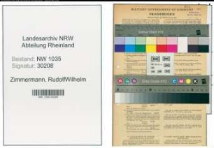 Entnazifizierung RudolfWilhelm Zimmermann , geb. 22.05.1910 (Kaufmann)