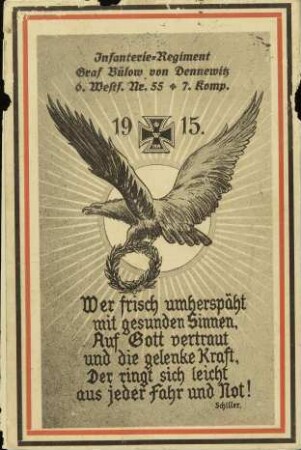 Wer frisch umherspäht [...]