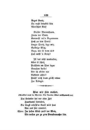 Was wir sein wollen