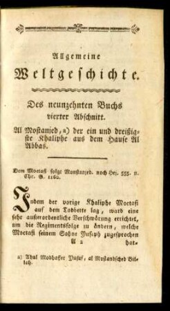 Des neunzehnten Buchs vierter Abschnitt