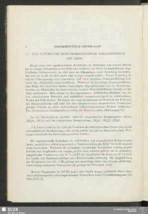1 Experimentelle Grundlagen