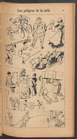 Los peligros de la calle - [Dibujo]