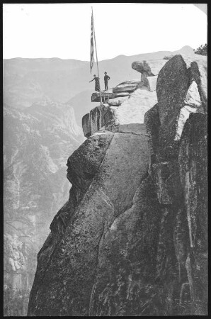 Yosemite. Half Dome and Glacier Point, Yosemite, Cal.