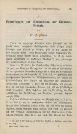 33-59 Bemerkungen zur Komposition der Clemensliturgie