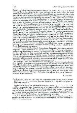 290-291 [Rezension] Das Augsburger Interim von 1548