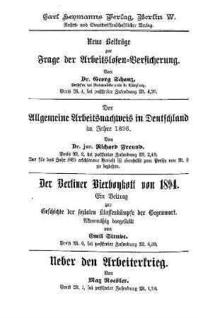 Verlagswerbung