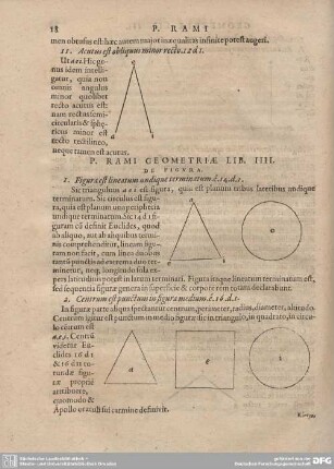 P. Rami Geometriae Lib. IIII. De Figura.