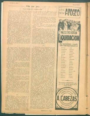 Vida que pasa : El periodismo de la democracia