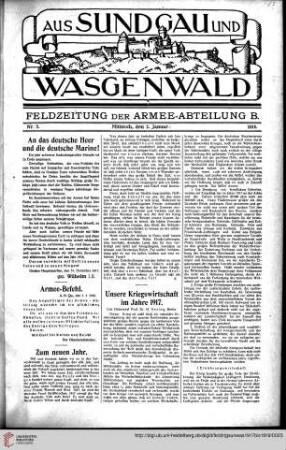 Hefte 5-13, Januar 1918