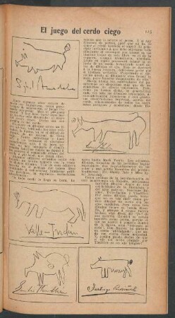 El juego del cerdo ciego